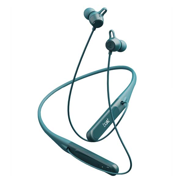 Boat Rockerz 255 Touch ENx™ Technology with Full Touch Controls Neckband (Teal Green)