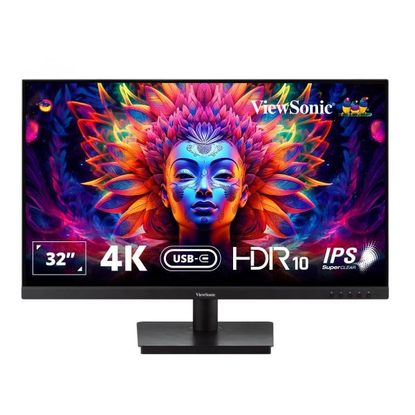 ViewSonic Va3209U-4K 32 Inch 4K Uhd Hdr10 IPS Wide Monitor