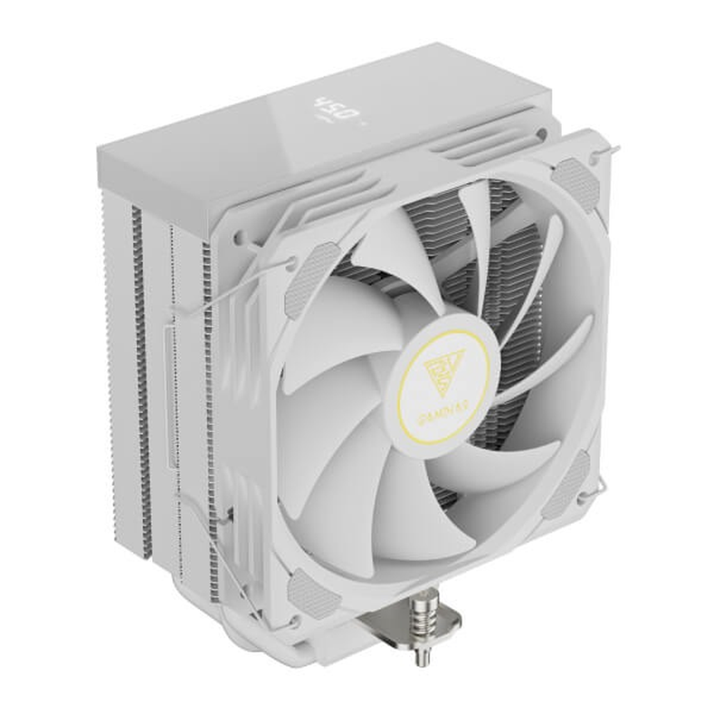 GAMDIAS BOREAS M2-51D WH ARGB 120mm CPU Air Cooler (White, Digital Display)