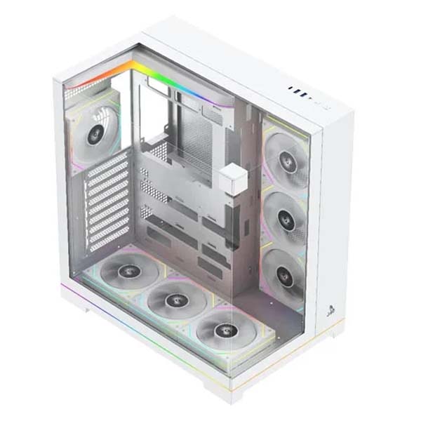 TAG Gamerz Supernova ARGB EATX Mid Tower Cabinet (White)