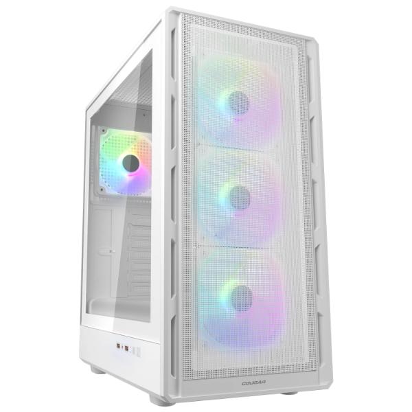 Cougar Airface Pure RGB Mid Tower Cabinet – White