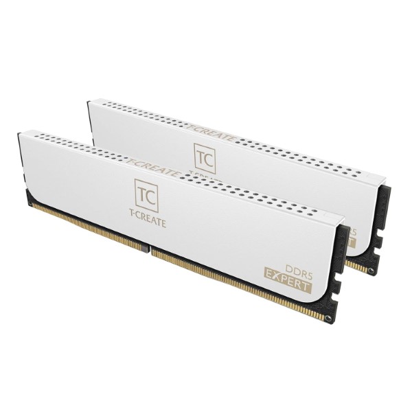TeamGroup T-Create Expert 32GB (2x16GB) CL30 Desktop Memory – White