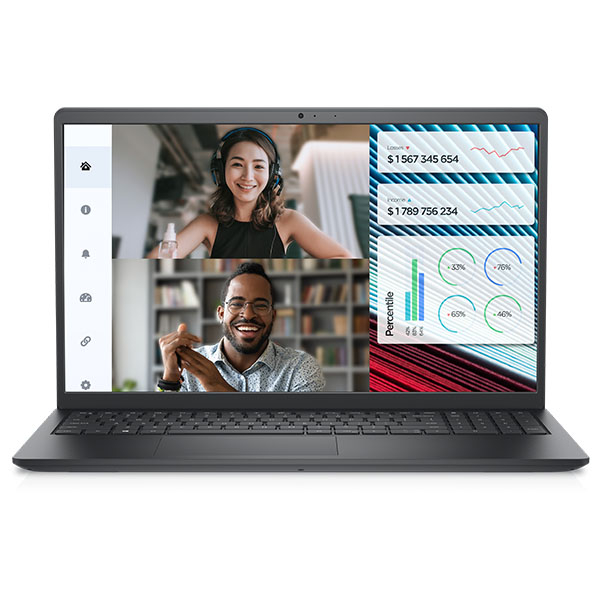 Dell Vostro 3520 Black, 12th Gen Intel Core i5-1235U Processor/8GB/512GB SSD