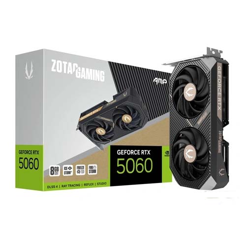 ZOTAC RTX 5060 AMP 8GB GDDR7 Graphics Card ZT-B50600F-10M