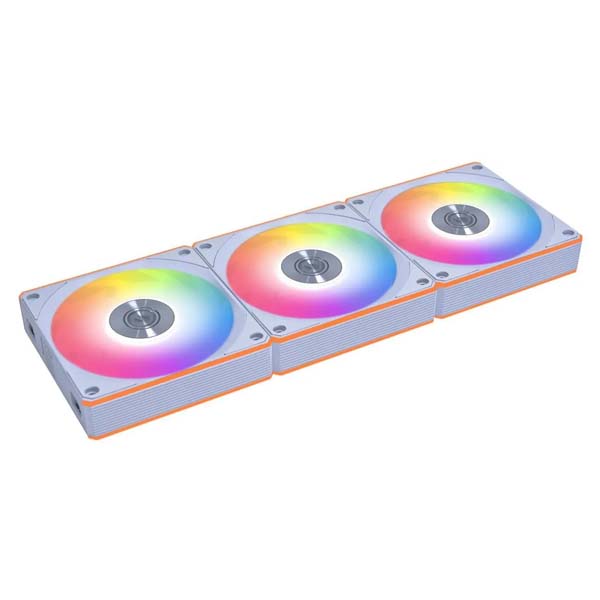Lian Li UNI Fan CL Wireless ARGB 120mm Reverse Blade Triple Pack Fan (White)