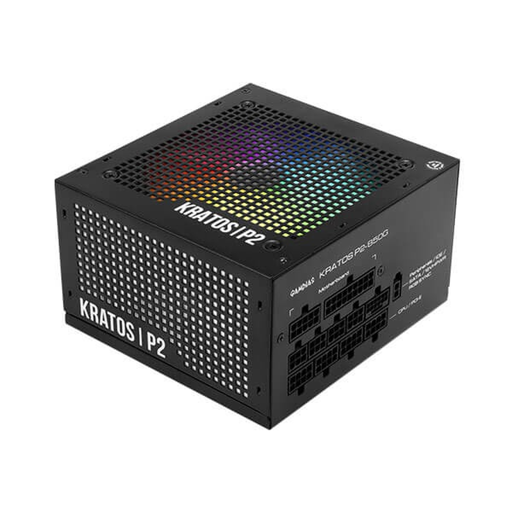 GAMDIAS KRATOS P2-850G RGB 850W 80+ Gold ATX 3.0 Fully Modular Power Supply