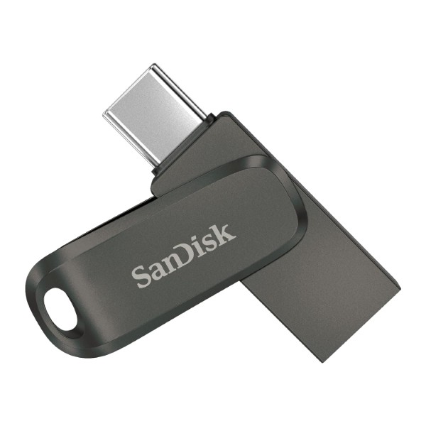 SanDisk Ultra Dual Drive Luxe USB Type-C Flash Drive – 64GB (Dark Grey)