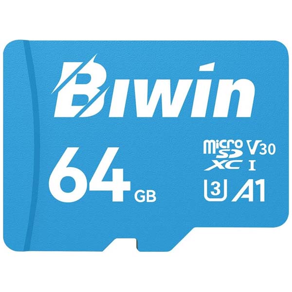 Biwin MS100 64GB Micro SDXC Card MicroSD UHS-I Memory Card