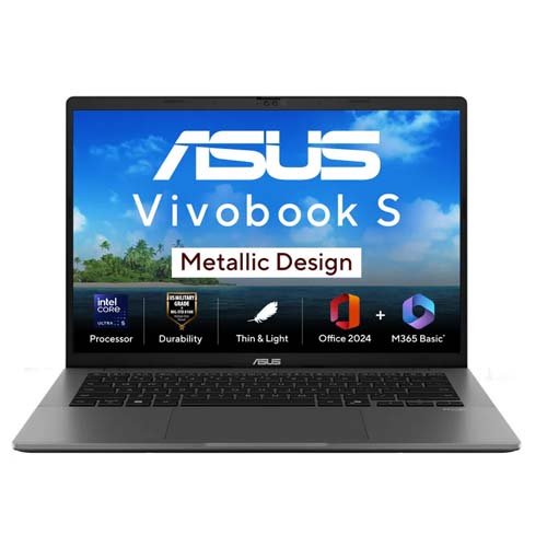 Asus VIVOBOOK S14 14.0 Inch Intel CORE ULTRA 5 225H 16GB RAM 512GB SSD Integrated GPU Gaming Laptop S3407CA-LY057WS