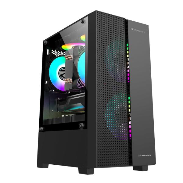 ZEBRONICS TWOFACE Premium Gaming Cabinet/Case