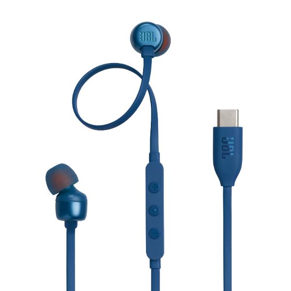 JBL Tune 310C USB Type C Earphones – Blue