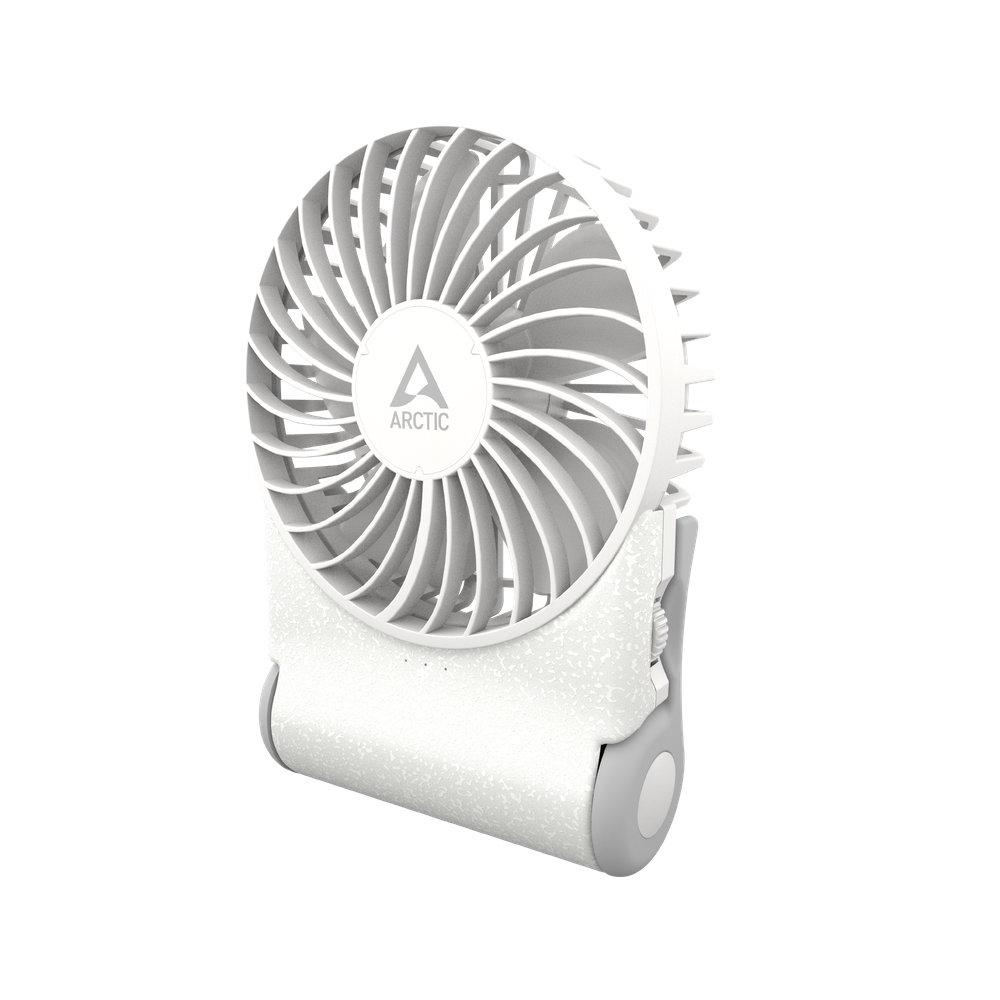 ARCTIC Summair 2Go Powerful Handheld Fan with Stand (White)
