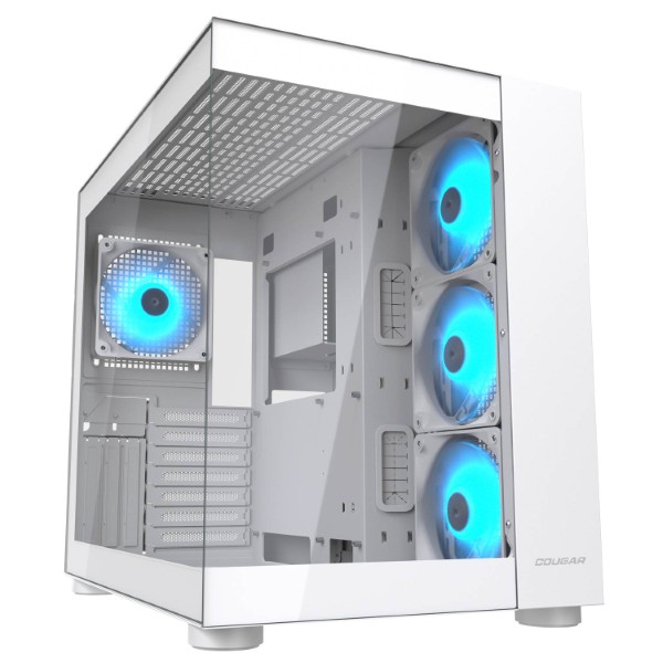 Cougar FV150 RGB Mid Tower ATX Cabinet – White