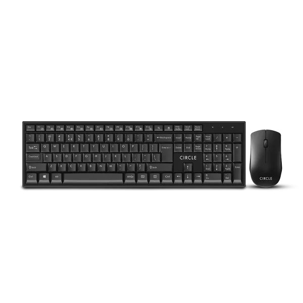 Circle Rover A8 Wireless Keyboard & Mouse Combo – Black