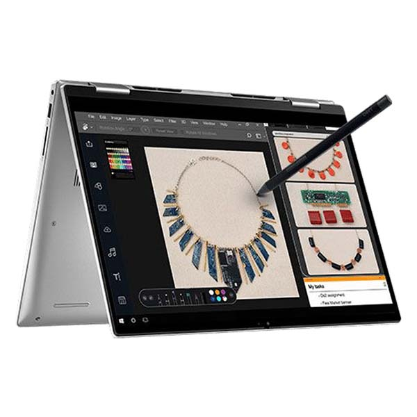 Dell Inspiron 7430 2in1 Touch Laptop, Intel Core i5-1335U Processor/ 16GB LP DDR5/ 1TB SSD/14.0″ (35.56cm) FHD+/ Active Pen/Win 11 + MSO’21/15 Month McAfee/Platinum Silver/Thin & Light- 1.58kg (IC7430GPTH4001ORS1)