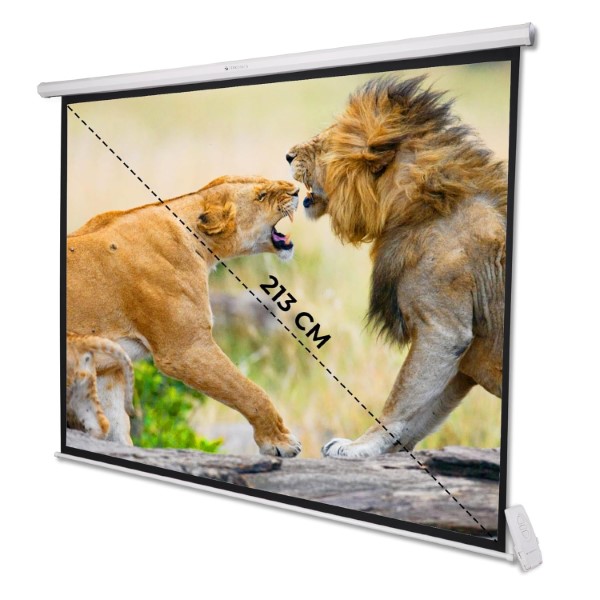 Zebronics PSM84A 84″ Motorised Projector Screen