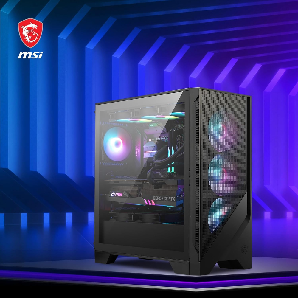 MSI MAG FORGE 321R AIRFLOW ARGB ATX Mid Tower PC Case