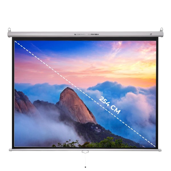 Zebronics PSH100A Manual 100″ Projector Screen