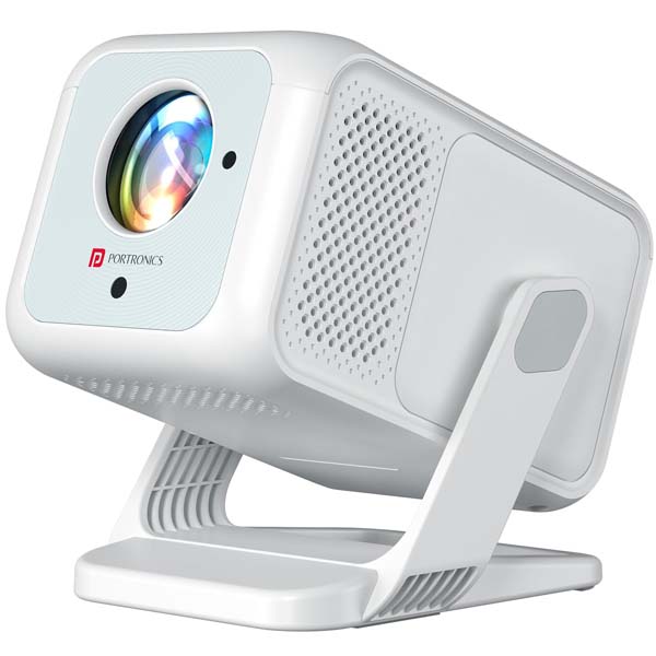 Portronics Beem 450 Smart LED Projector (White)
