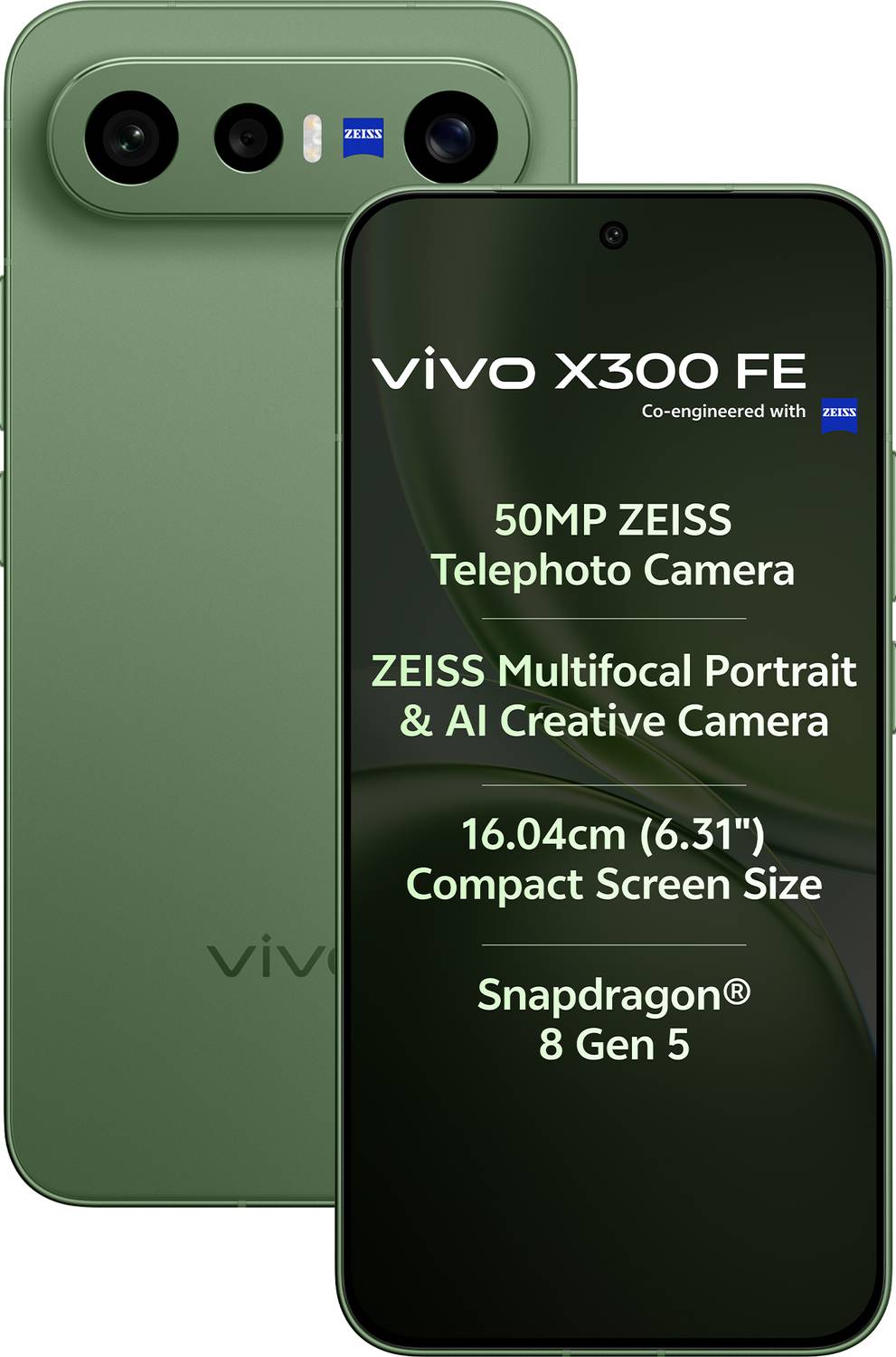 vivo X300 FE (Urban Olive, 256 GB) (12 GB RAM)