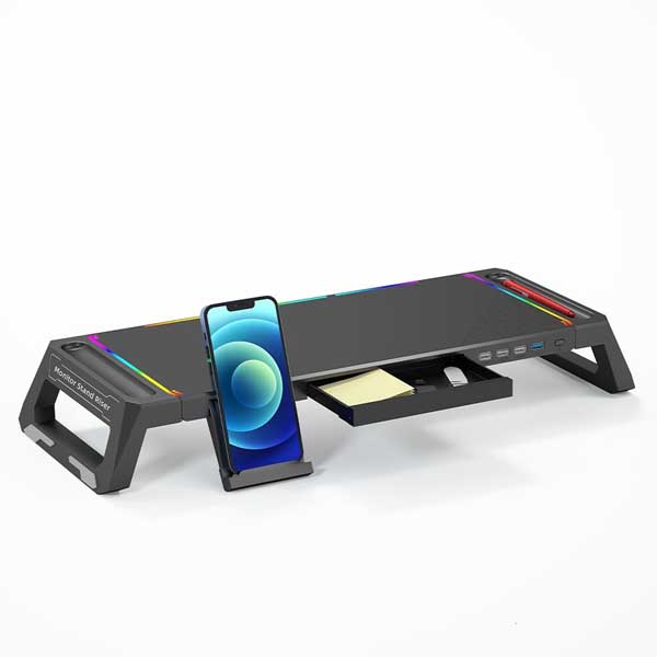CLAW Dock T6 Monitor & Laptop Stand with 10 RGB Modes