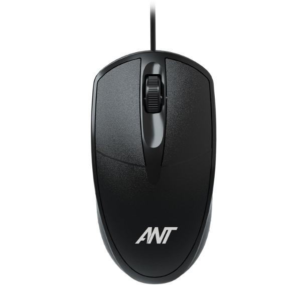 Ant Esports Globe 10 Wired Optical Mouse with 1200 DPI (Black)
