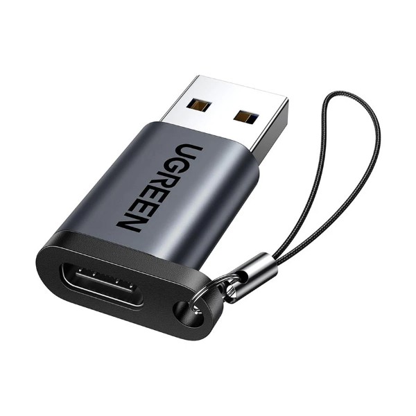 UGreen US276 USB-A Male to USB-C Female Adapter (Black-35000)