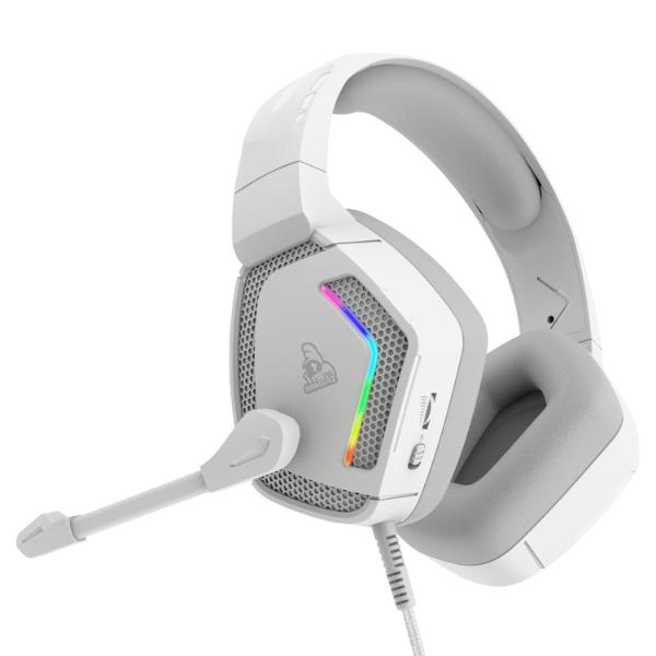 TAG Gamerz Victor RGB Over-Ear Gaming Headphone (White)