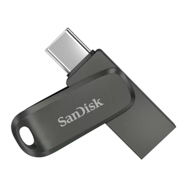 SanDisk Ultra Dual Drive Luxe USB Type-C Flash Drive – 256GB (Dark Grey)
