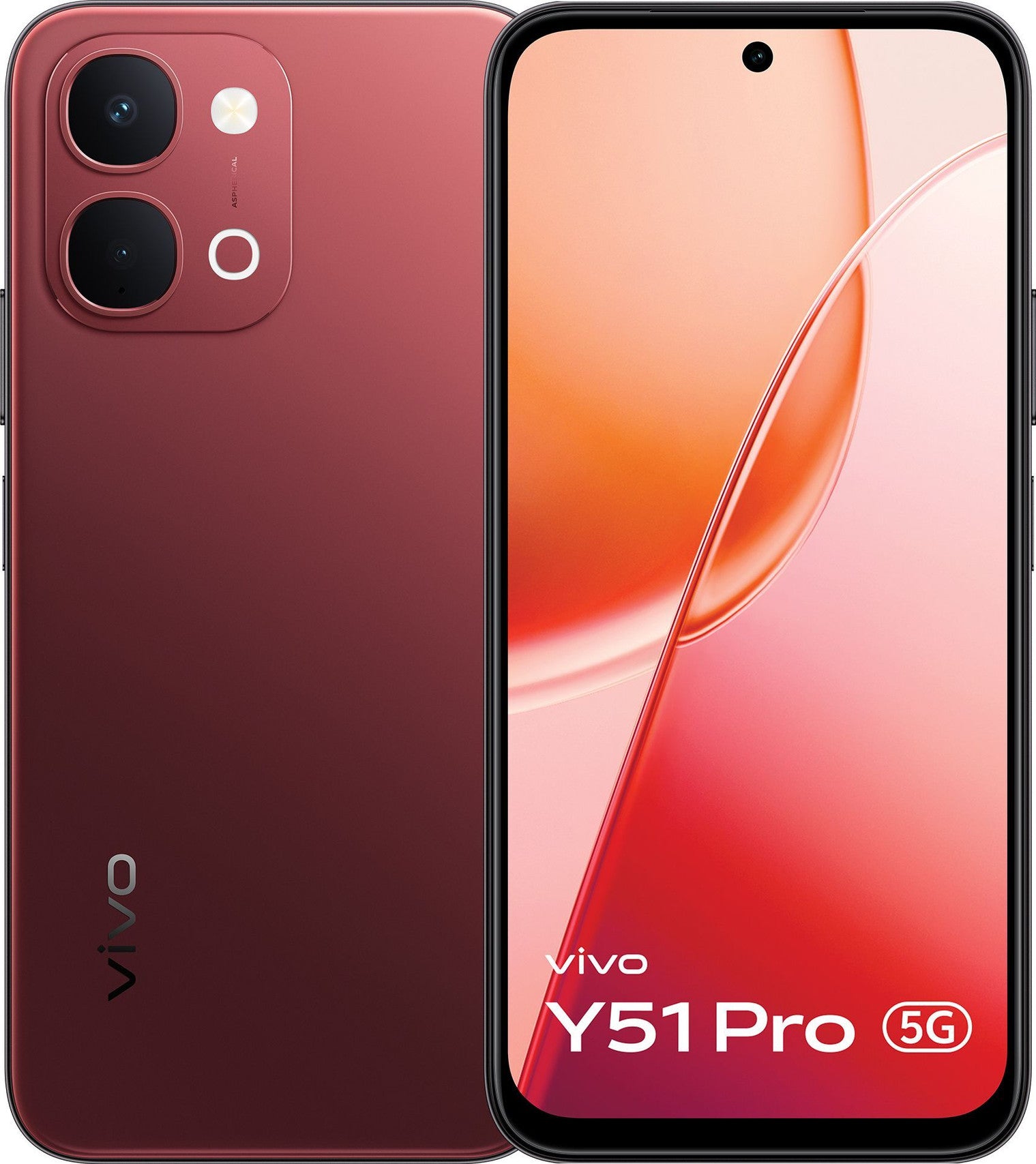 vivo Y51 Pro 5G (Crimson Red, 256 GB) (8 GB RAM)