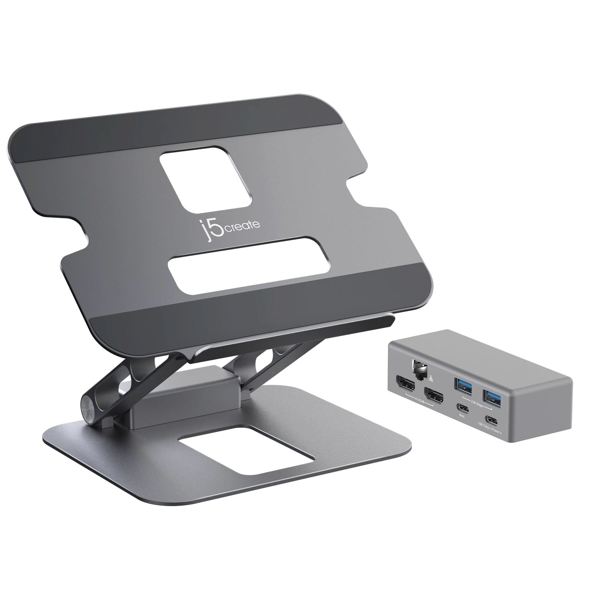 j5create JTS427 Multi-Angle Dual HDMI Docking Stand