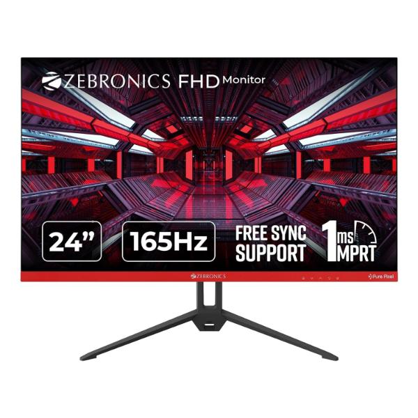 ZEBRONICS ZEB S 24A 24 Inch 165Hz Gaming Monitor with Fhd 1080P