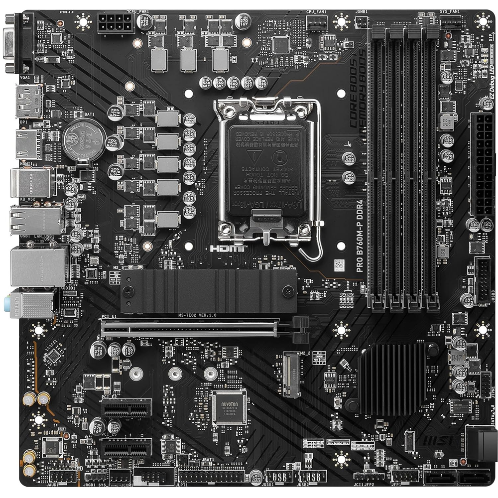 MSI PRO B760M-P DDR4 Motherboard