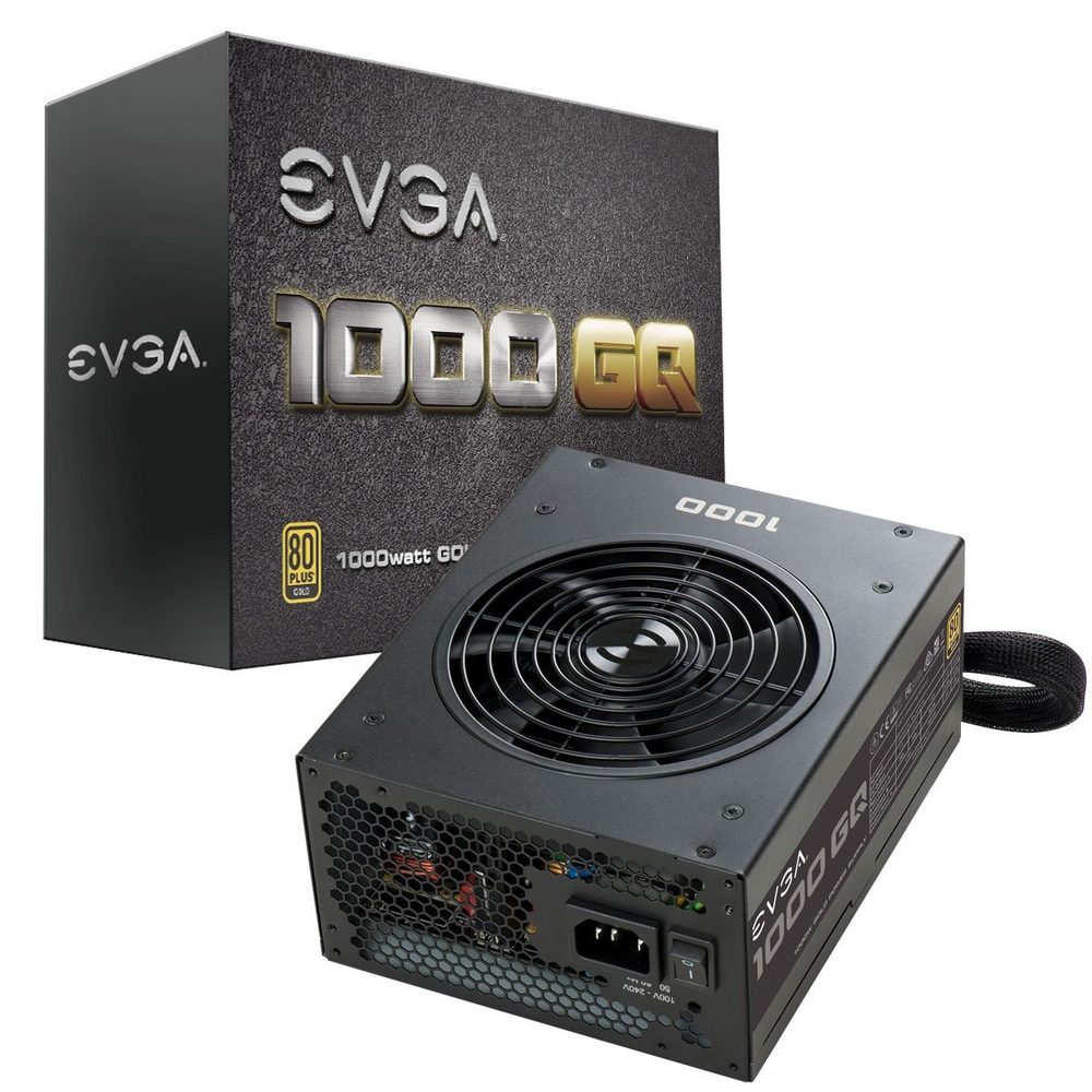 EVGA 1000 GQ 1000W 80+ Gold Semi‑Modular ATX Power Supply