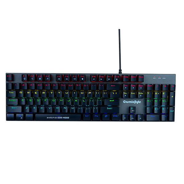 Cosmic Byte CB-GK-28 Vanth Mechanical Keyboard Outemu Red (Black/Grey)