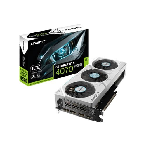 Gigabyte Rtx 4070 Super Eagle Oc Ice 12Gb Graphics Card (GV-N407SEAGLEOC-ICE-12GD)