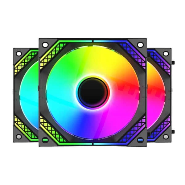 Ant Esports Infinity Flow ARGB – 120mm PWM Cabinet Fan Triple Pack