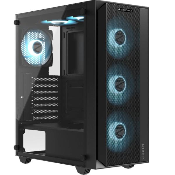 ZEBRONICS Hype Mid-Tower Premium Gaming Cabinet