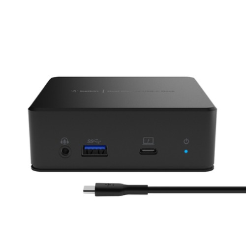 Belkin USB-C Dual Display Docking Station – Black