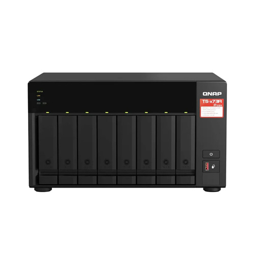 QNAP TS-873A-8G Quad Core 8 Bay Desktop Network Attached Storage Enclosure