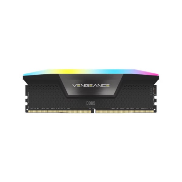 Corsair Vengeance RGB 16GB DDR5 5200MHz C40 Memory Kit – Black