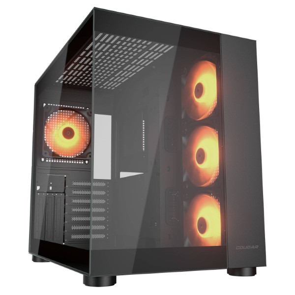 Cougar FV150 RGB Mid Tower ATX Cabinet – Black