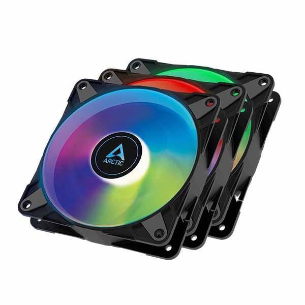 ARCTIC P12 120mm PWM PST A-RGB CPU Case Fan (Triple Pack)