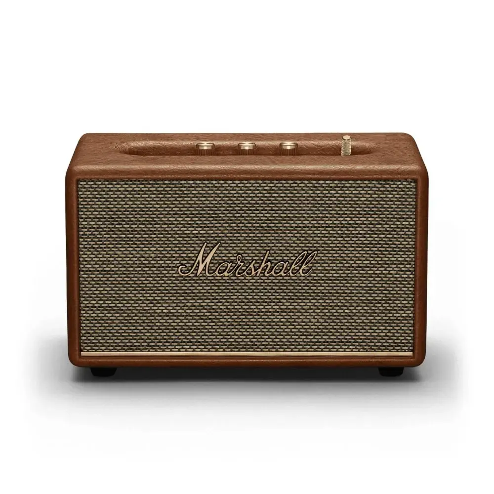 Marshall Acton III 60W Wired Connectivity Stereo Home Speakers with Bluetooth 5.2 & RCA or 3.5mm Input (Brown)