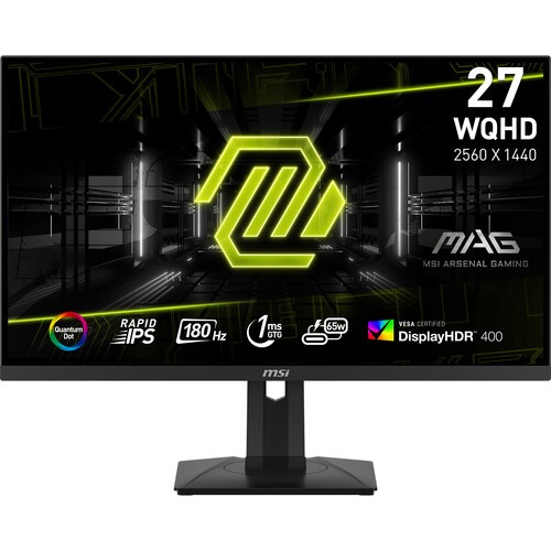 MSI MAG 274QRF QD E2 27″ 1440p 180 Hz Gaming Monitor (Black)