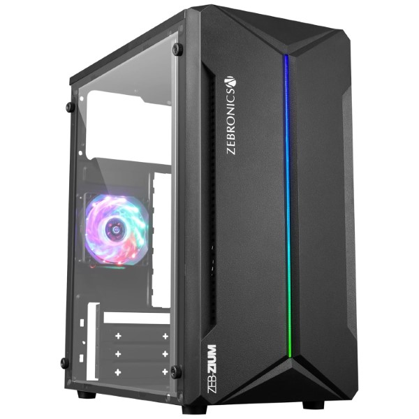 ZEBRONICS ZIUM Mid-Tower Gaming Cabinet