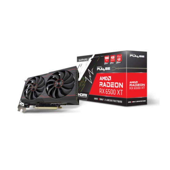 Sapphire Pulse AMD Radeon RX 6500 XT Gaming OC 4GB GDDR6 Graphics Card