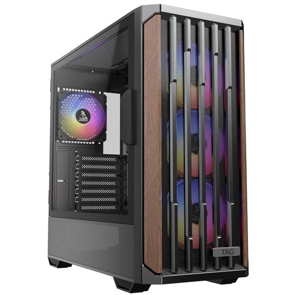 TAG Gamerz Stellar Alpha ARGB ATX Mid Tower Cabinet (Black)