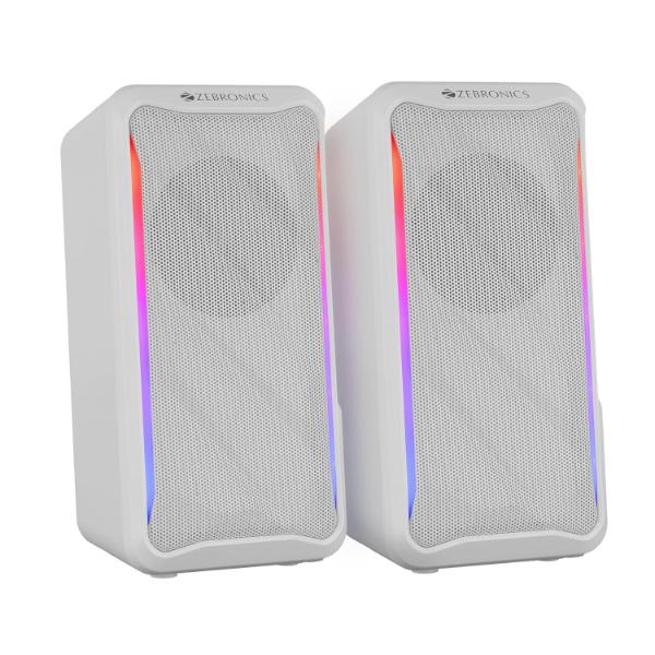 ZEBRONICS Igloo 2 Computer Speakers (White)