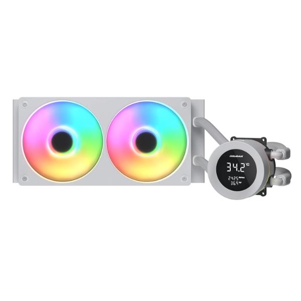 Cougar Poseidon Vistek ARGB 240 Analog Liquid Cooler – White